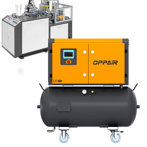 7-12bar High Efficiency Direct Drive Screw Type Air-Compressors with wheels for outdoor