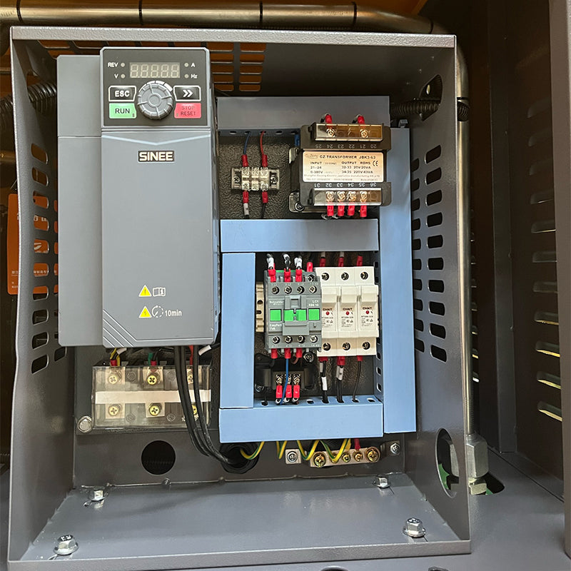 2-in-1 compressor 3.7kw 5hp Powerful Engine Screw Air Compressor with wheels