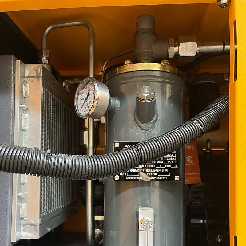 Single phase 4.5kw 6HP Permanent Magnet VSD Industrial Oil Injected Screw Air Compressor