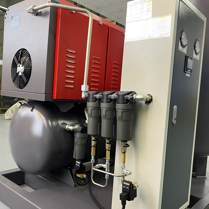 Генератор азота 99.99% 1 Nm³/h 0–6 bar с компрессором 4 kW, энергосберегающий
