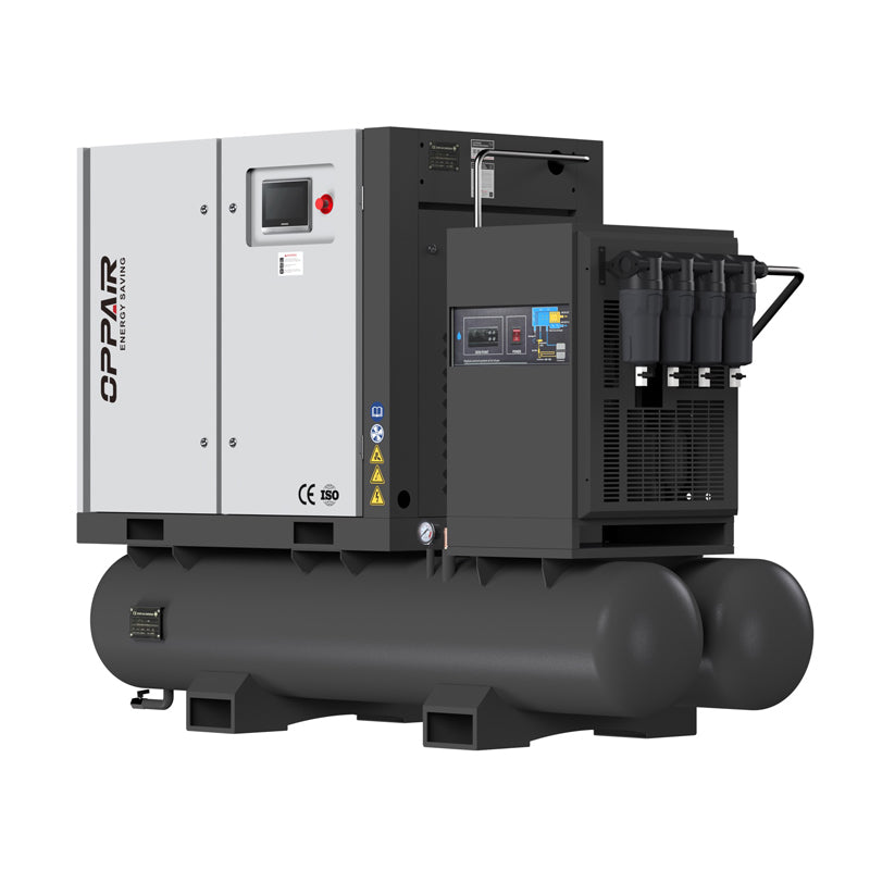 Винтовой компрессор 16 bar 15 kW 20 HP для лазерной резки 1.2 m³/min PM VSD
