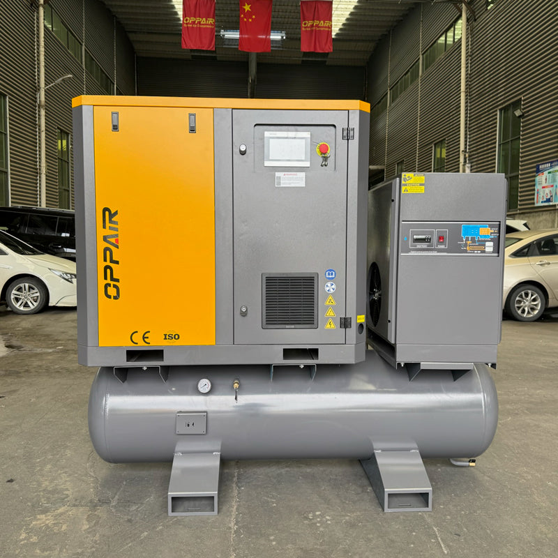 OEM 4-in-1 Intergated Rotary Air Compressor 7/8/10/12bar 22kw 500L