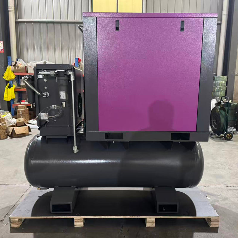 High Efficient Magnet Frequency Conversion Four-in-one Screw Air Compressor 7.5kw for Printing Industry