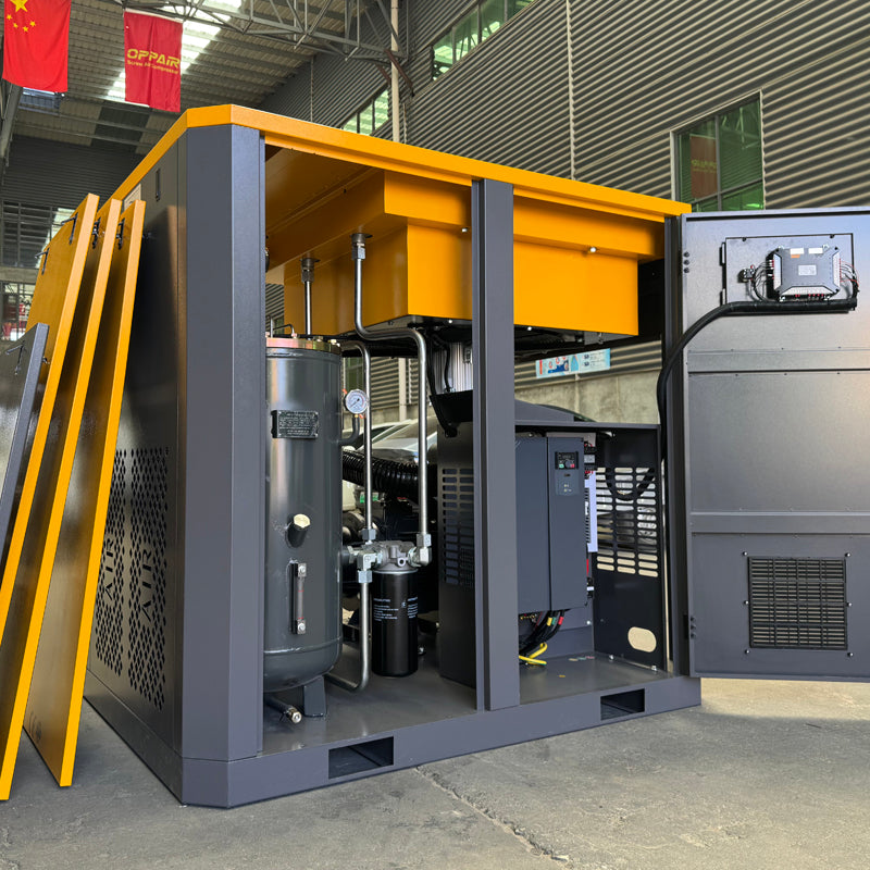 OPP-100PV 75kw 100hp 10.0-13.4m3/min 7/8/10/12bar High Power Big Screw Air Compressor with Intelligent control system