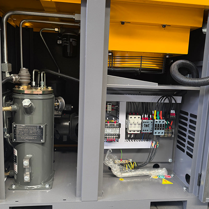 ضاغط هواء لولبي بسرعة ثابتة OPP-10F بقدرة 7.5kW و10HP وتدفق 0.8-1.2m³/min