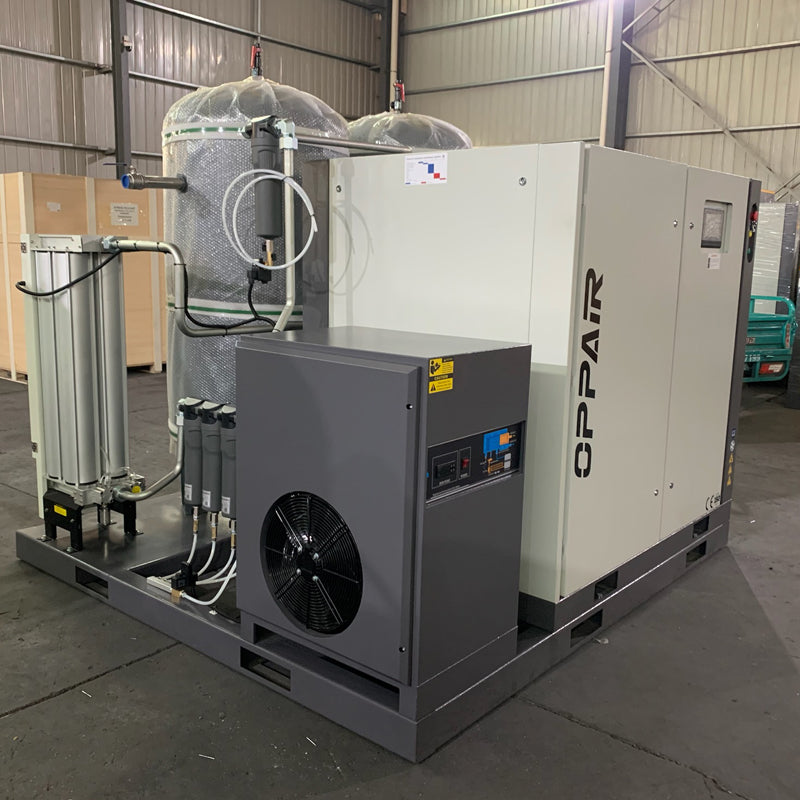 30KW 37KW 16Bar skid-mounted laser cutting machine special air compressor