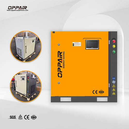 18 Years Factory Giantair 7.5kw 10HP Integrated 4 in 1 Screw Air Compressors One Piece Compressor with Tank Air Dryer