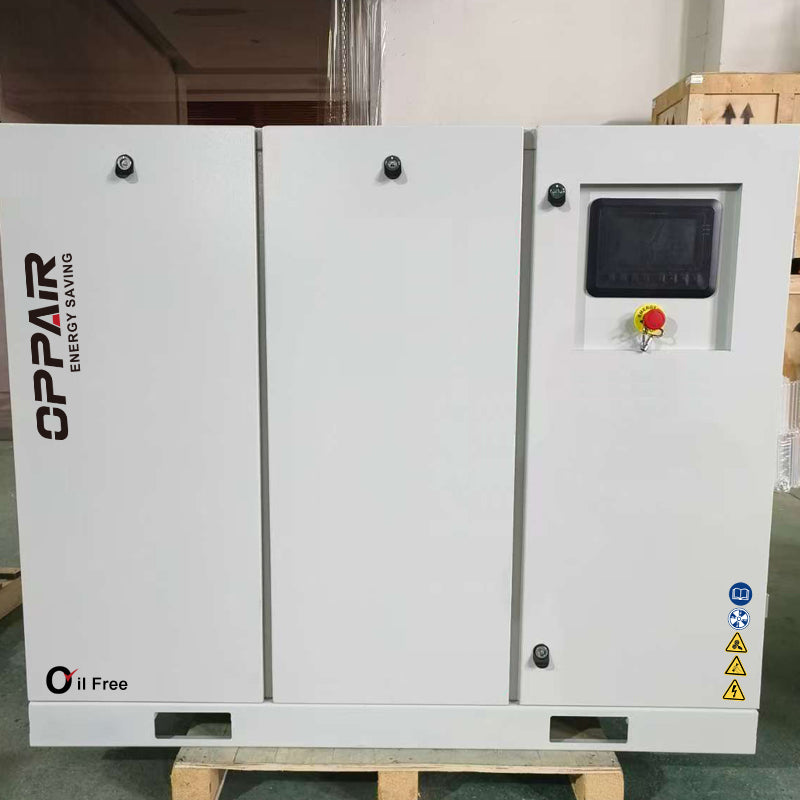 China Oil Free Machine 44kw 55kw Scroll Air Compressors Screw Type High Efficent for Medicine Industrial
