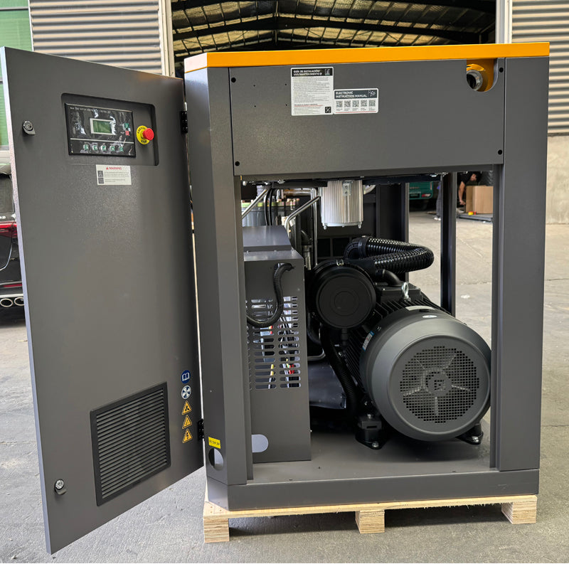 ضاغط هواء لولبي بسرعة ثابتة OPP-100F بقدرة 75kW و100HP وتدفق 10.0-13.4m³/min