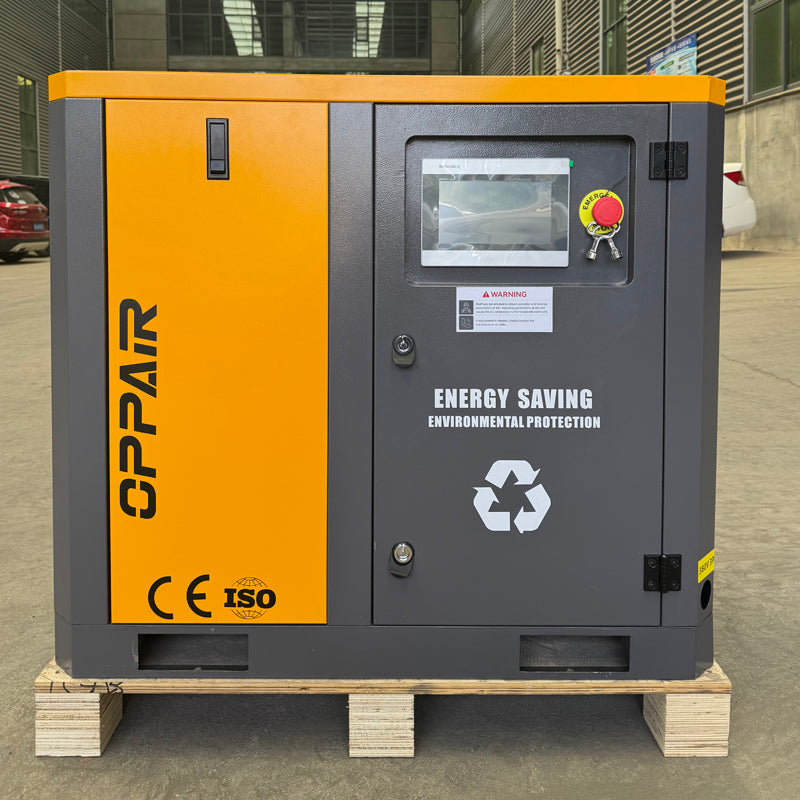 OPP-10PV 7.5kw 10hp 7/8/10/12bar 0.8-1.2m3/min Screw Air Compressor PM VSD Industrial Air Compressor