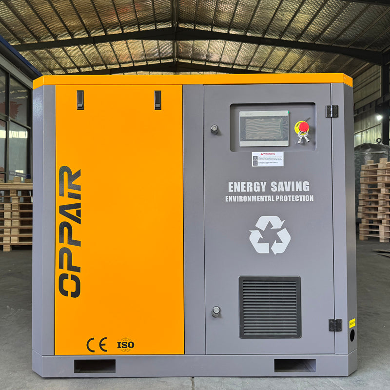 Винтовой компрессор OPP-50PV 37 kW 50 HP 5.0–6.8 m³/min 7/8/10/12 bar PM VSD, надёжная конструкция
