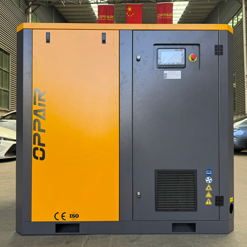 OPP-100PV 75kw 100hp 10.0-13.4m3/min 7/8/10/12bar High Power Big Screw Air Compressor with Intelligent control system