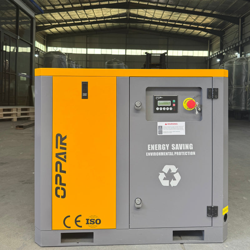 OPP-10F 7.5kw 10hp 0.8-1.2m3/min 7/8/10/12bar Fixed Speed Screw Air Compressor Energy Saving with CE Certified