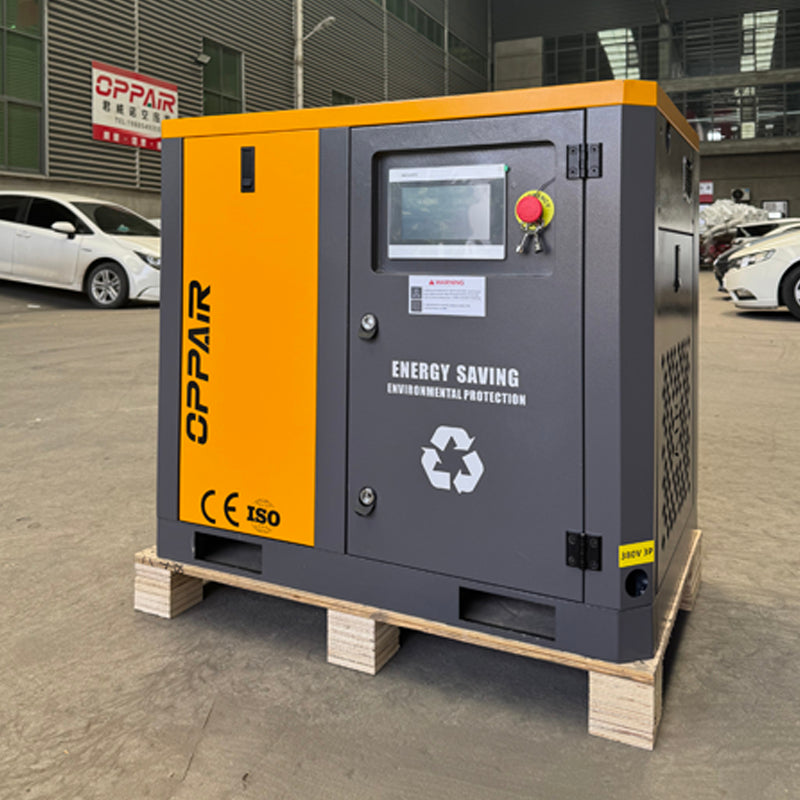 OPP-10PV 7.5kw 10hp 7/8/10/12bar 0.8-1.2m3/min Screw Air Compressor PM VSD Industrial Air Compressor