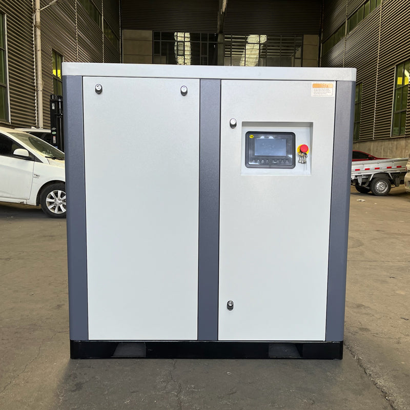 Compresor de aire de tornillo sin aceite de alto rendimiento 55/75/90 kW 2/3/4 bar para moldeo por soplado