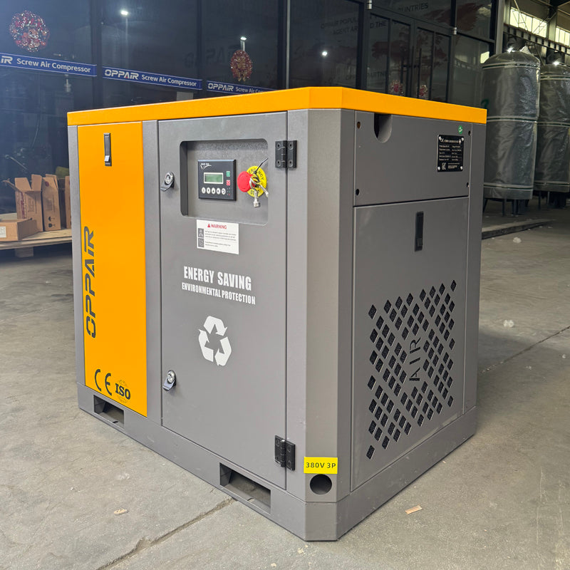 ضاغط هواء لولبي بسرعة ثابتة OPP-10F بقدرة 7.5kW و10HP وتدفق 0.8-1.2m³/min