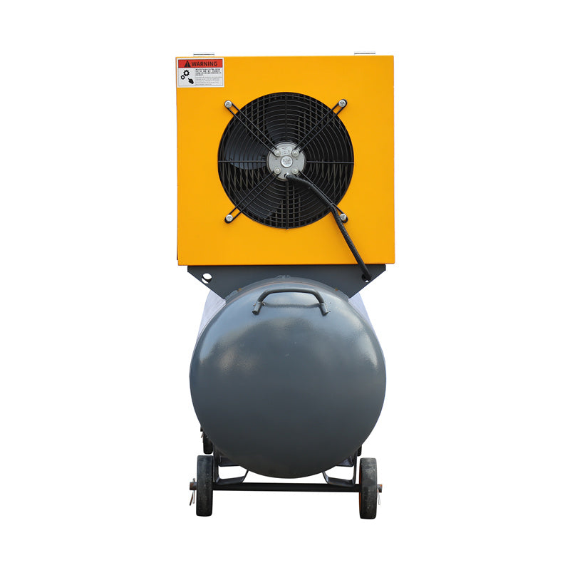 2-in-1 compressor 3.7kw 5hp Powerful Engine Screw Air Compressor with wheels