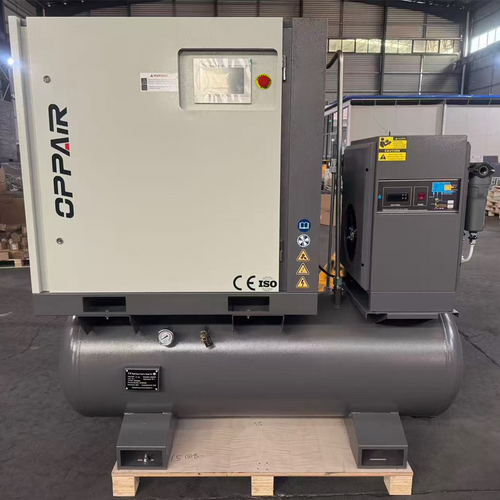 16Bar High Pressure All in One Industrial Screw Air compressor 30Kw with Two Air Tanks