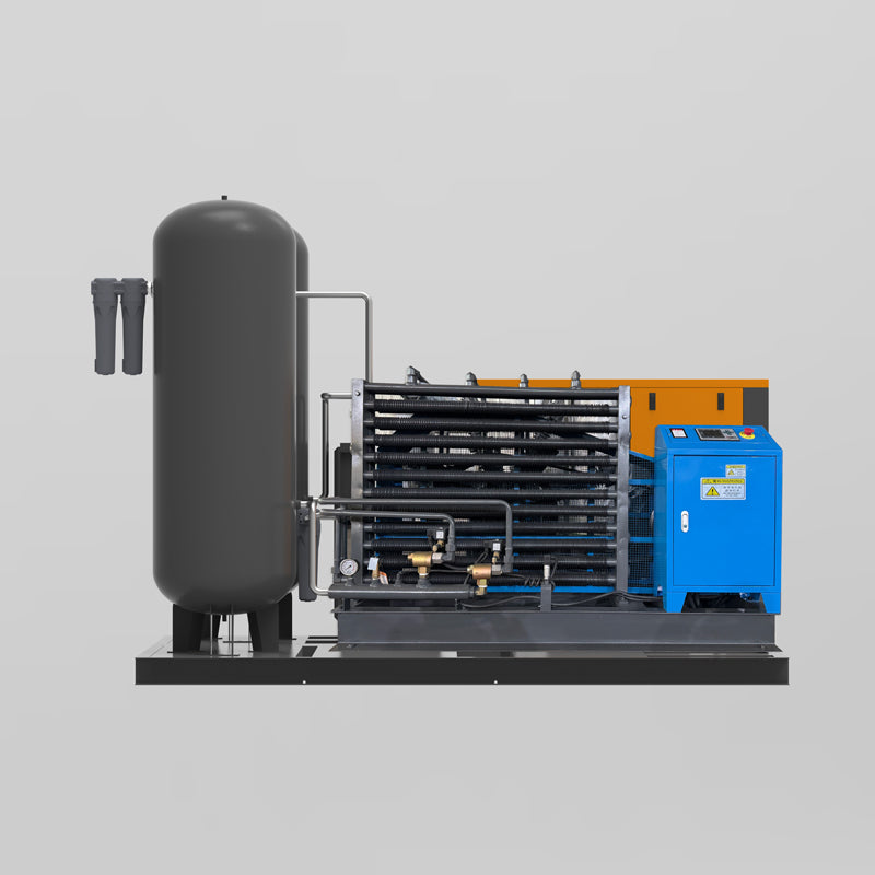 30 bar 40 bar 37kw 50hp Skid-Mounted Air Booster Compressor High Pressure Screw Air Compressor for Pet Bottle