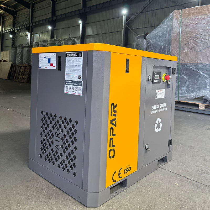 ضاغط هواء لولبي بسرعة ثابتة OPP-10F بقدرة 7.5kW و10HP وتدفق 0.8-1.2m³/min