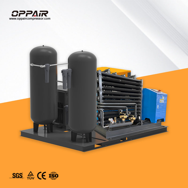 30/40bar High Outlet Pressure Industrial Booster Air Compressor 45kw 60hp 8/10bar 7m3/min Air Compressor for plastic bottle b