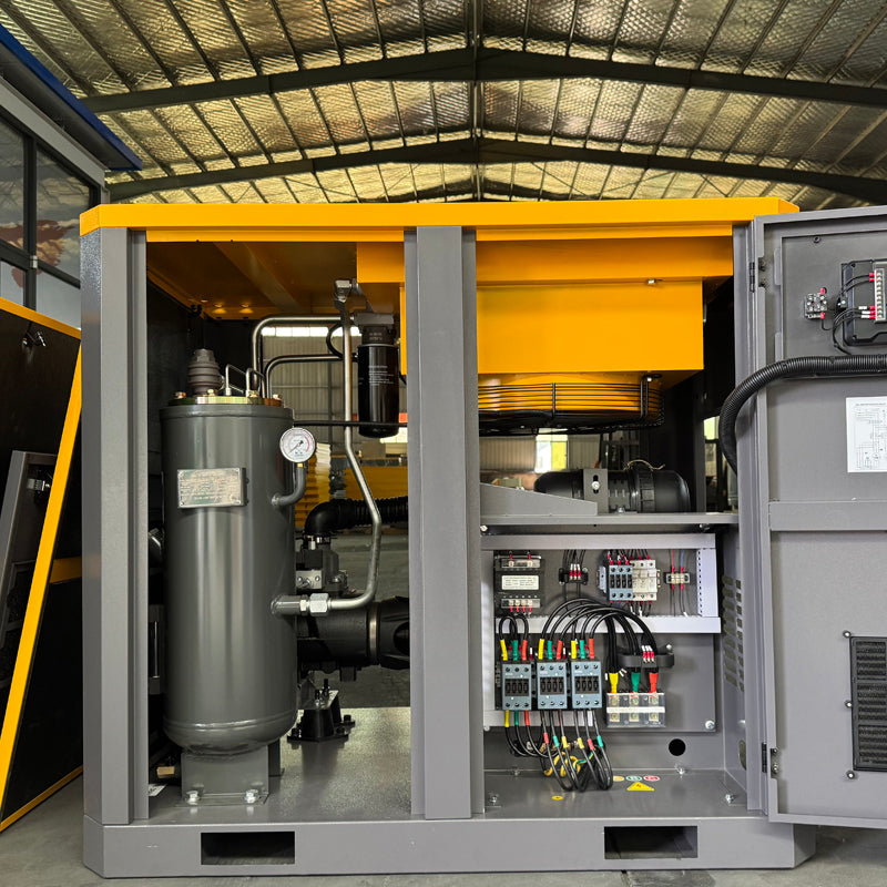 OPP-30F 22kw 30hp 2.7-3.8m3/min 7/8/10/12bar Fixed Speed Screw Air Compressor Lubricated Motor &amp; Engine Air Cooled