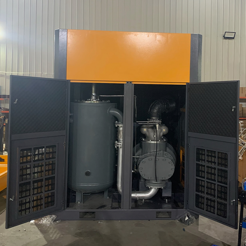 High power 250kw 20bar Two Stage Screw Air Compressor for Blow Molding