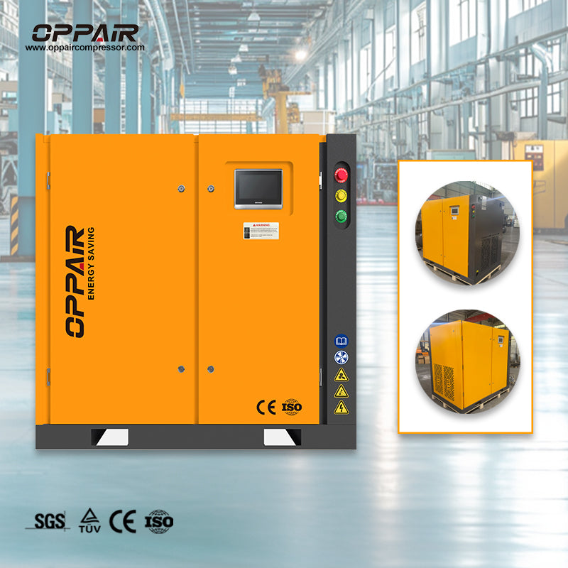 Direct driven 75KW 100HP good manufacturing screw air compressor