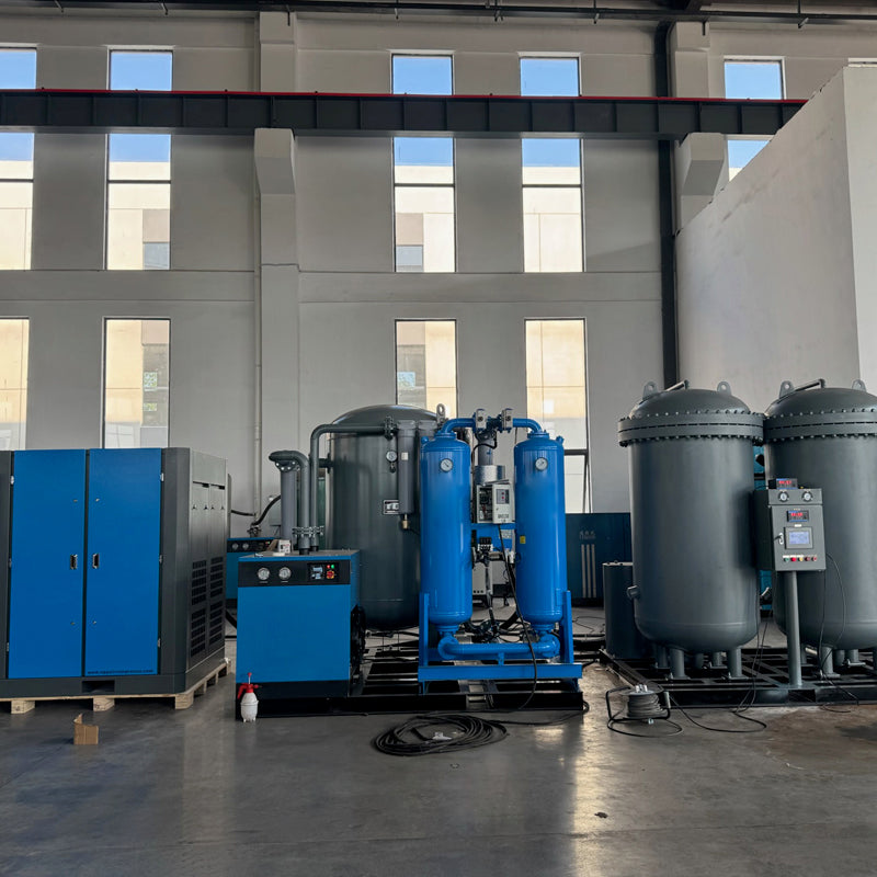 Professional 99.99% High Purity Nitrogen Generator 100Nm³/h 8Bar 75KW Compressor for Laser Cutting