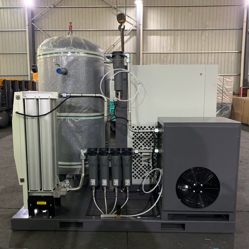 30KW 37KW 16Bar skid-mounted laser cutting machine special air compressor