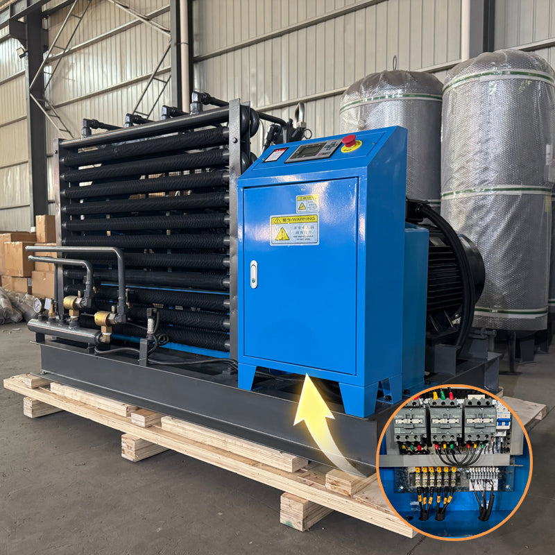 Industrial Air Booster 6.0m3 Air Cooling Type Compressor for Power Plant &amp; Mining Site
