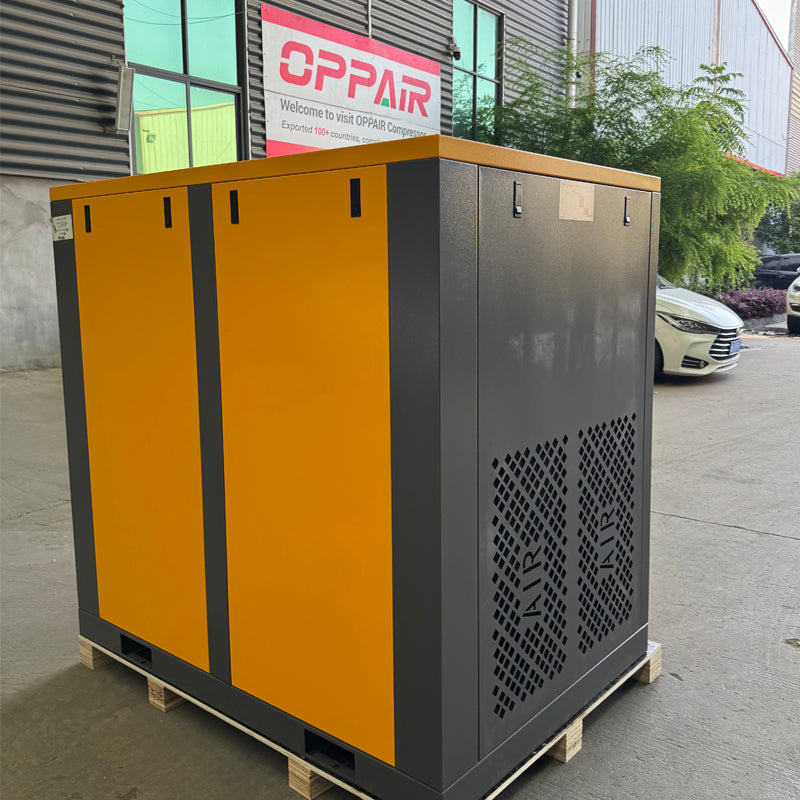 OPP-75PV 55kw 75hp 7.6-10.0m3/min 7/8/10/12bar PM VSD High Efficiency Screw Air Compressor Low Power Consumption