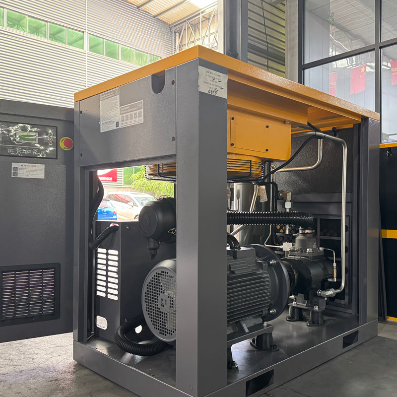 OPP-30F 22kw 30hp 2.7-3.8m3/min 7/8/10/12bar Fixed Speed Screw Air Compressor Lubricated Motor &amp; Engine Air Cooled