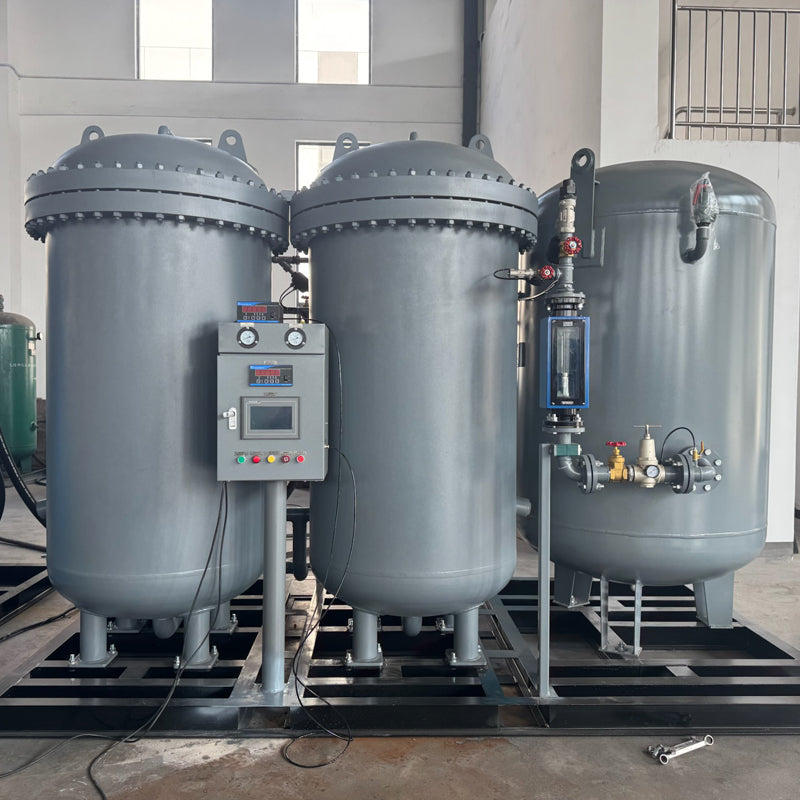 Ultra High Purity 99.999% N2 Generator 150Nm³/h 8Bar 110KW Compressor Stable Purity