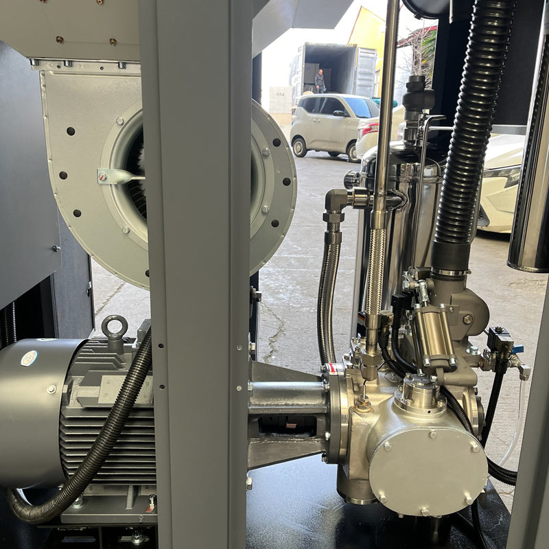 Industrial Fixed Speed No Oil Screw Air Compressor 75kw 90kw 110kw 132kw 160kw Water Lubricated Air Compressor 8/10/12.5bar