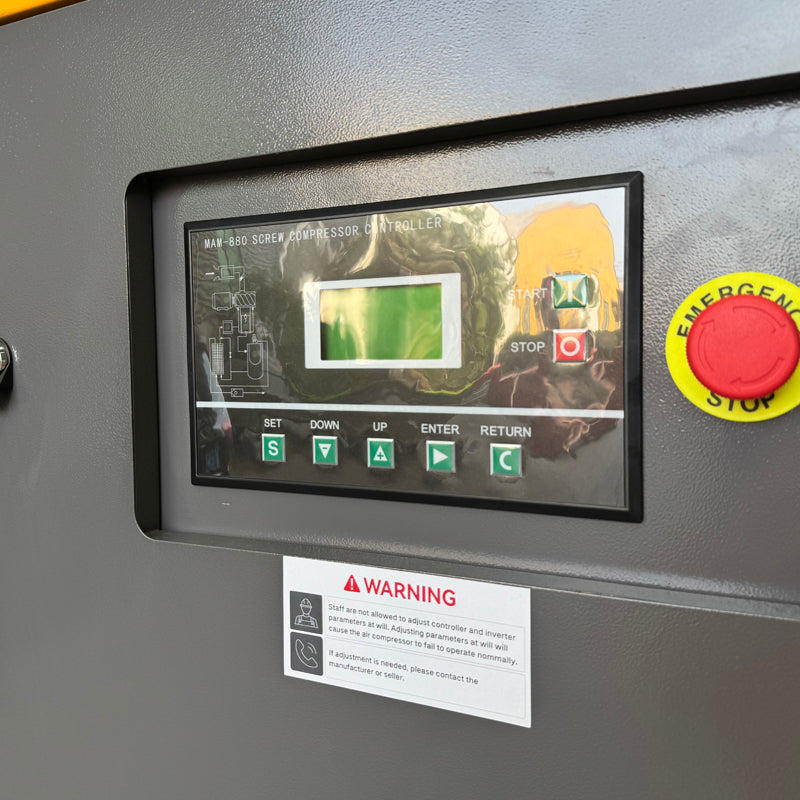 OPP-100F 75kw 100hp 10.0-13.4m3/min 7/8/10/12bar Screw Air Compressor Energy-saving and Environmentally Friendly