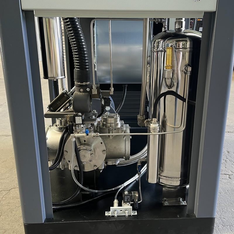 Compresseur d'air à vis sans huile 55 kW 75 kW 90 kW 1,5-4 bar pour moulage par soufflage