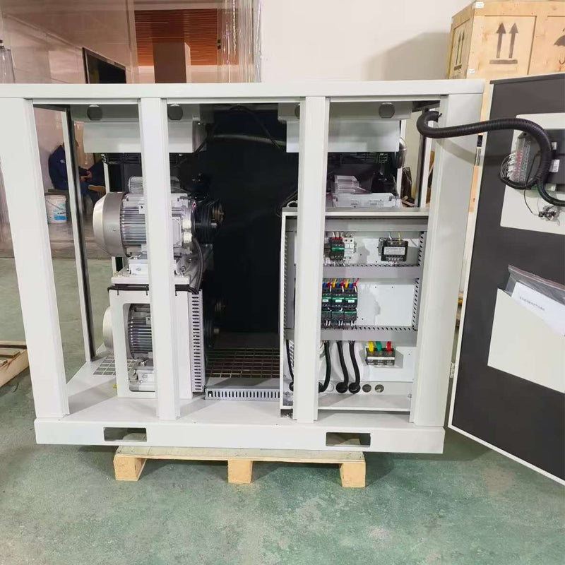 China Oil Free Machine 44kw 55kw Scroll Air Compressors Screw Type High Efficent for Medicine Industrial