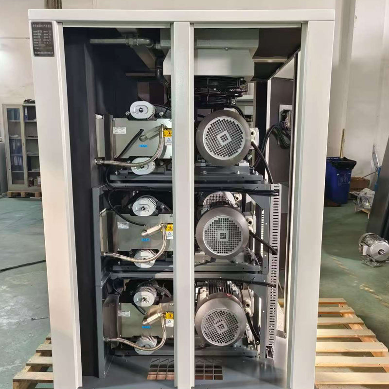 Безмасляный спиральный энергосберегающий компрессор 5.5 kW 11 kW 16.5 kW 8/10 bar с частотным регулированием