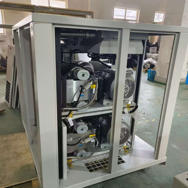 Безмасляный спиральный компрессор с ременным приводом 38.5 kW 44 kW 55 kW 8 bar 10 bar