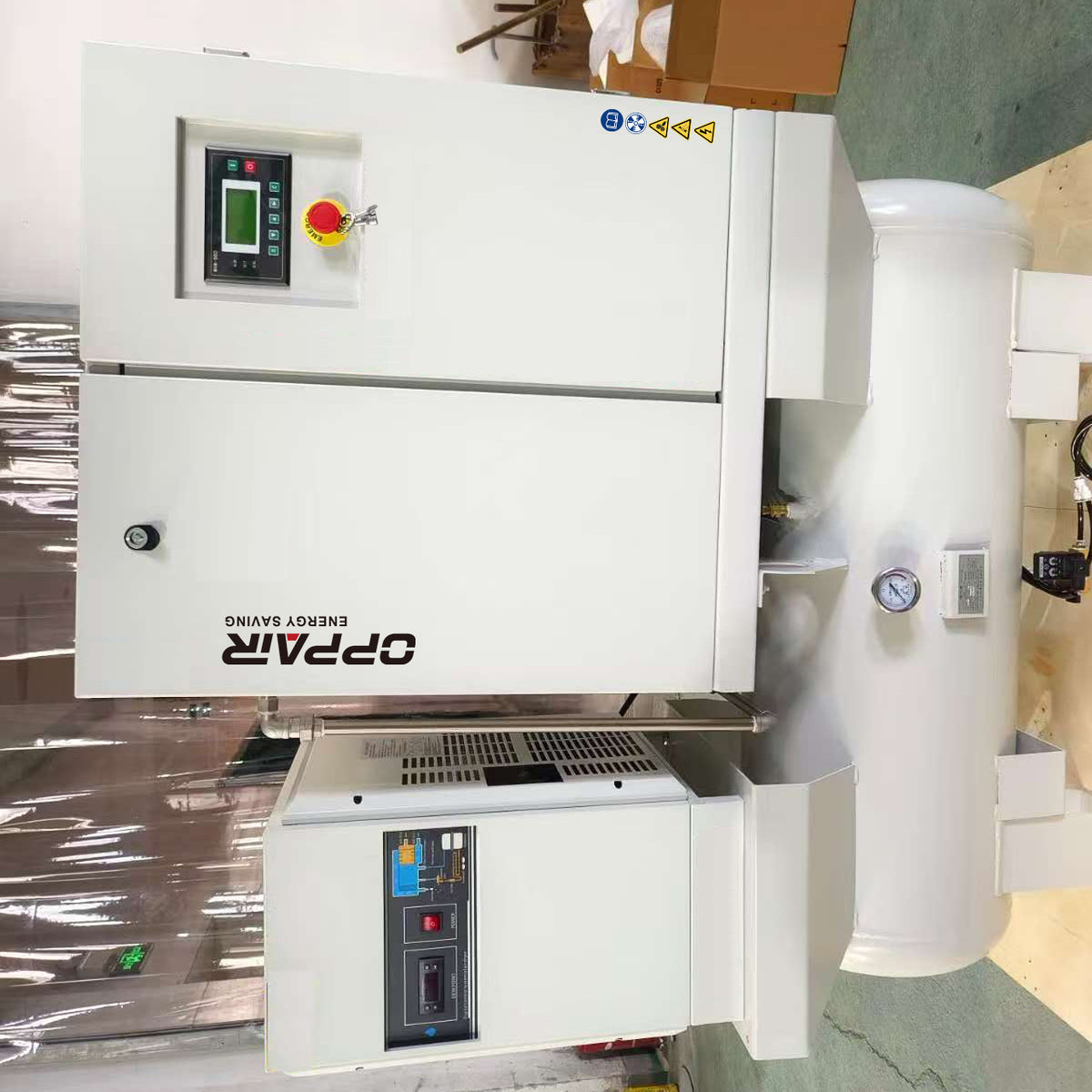 china factory scroll no oil all in one air compressor system PM VSD 7.5kw 11kw 15kw oil free compressor for chemical industri