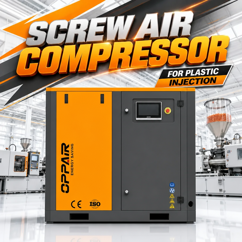 OPP-20PV 15kw 20hp 1.9-2.5m3/min 7/8/10/12bar Rotary Air Compressor Low Noise Energy Saving Compressor