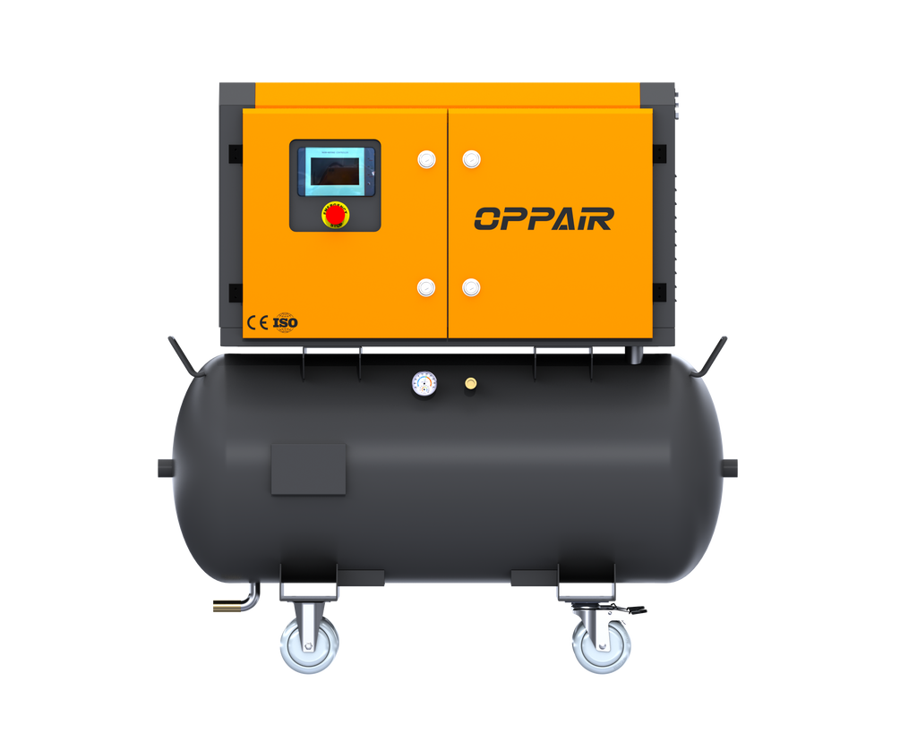 OPPAIR 4kw 5.5kw 7.5kw 0.52-1.2m3/min 2-in-1 screw air compressor