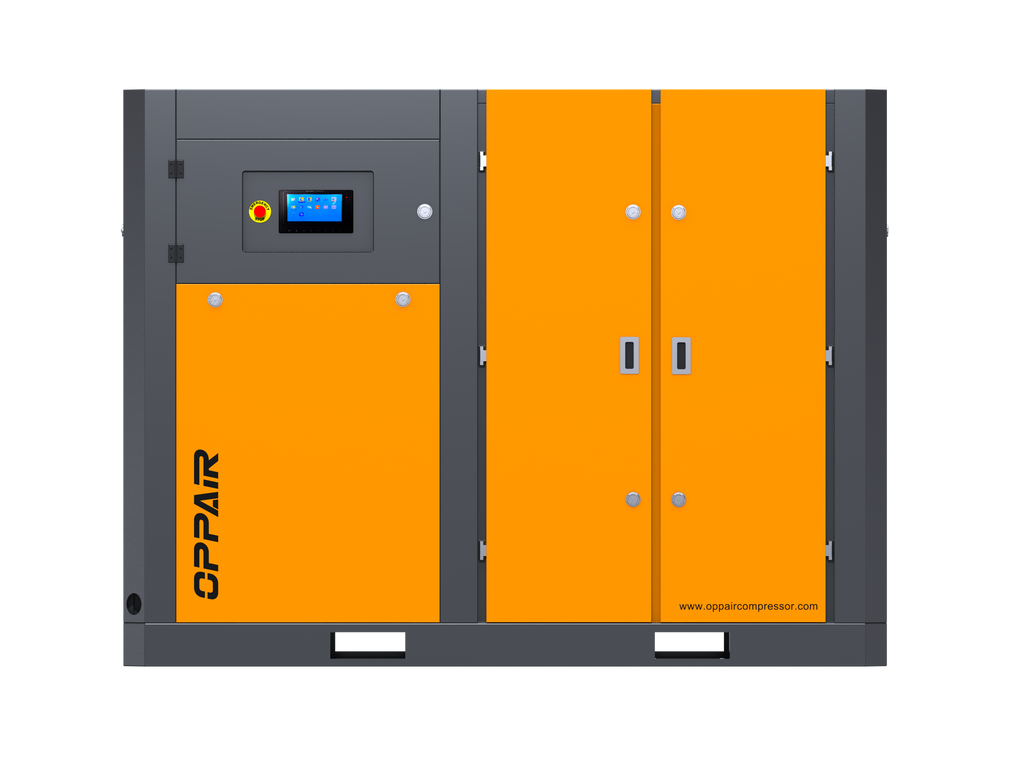 OPPAIR 90kw screw air compressor with two cooling fans