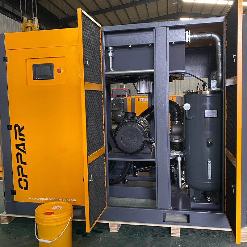 High power 250kw 20bar Two Stage Screw Air Compressor for Blow Molding