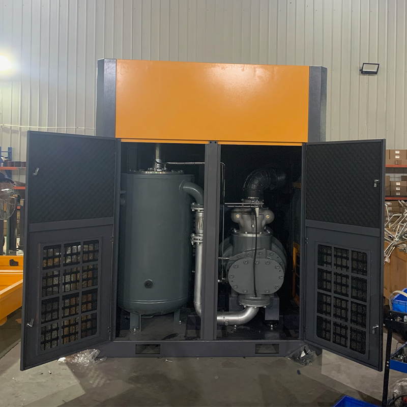 Dual Stage Industrial Screw Air Compressor 8/13/15bar Hanbell Air End