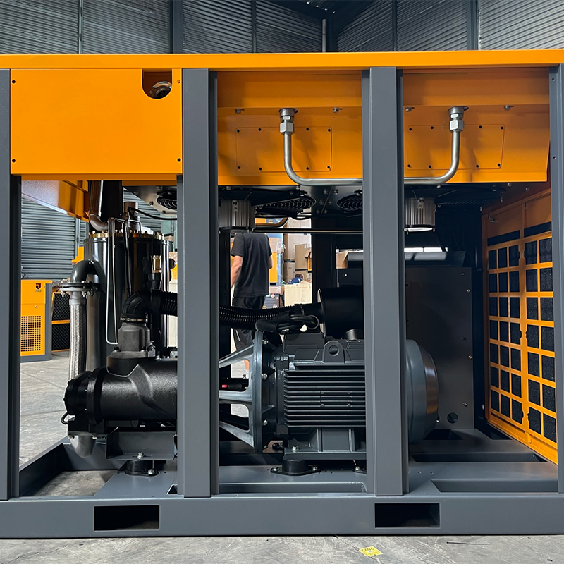 Dual Stage Industrial Screw Air Compressor 8/13/15bar Hanbell Air End