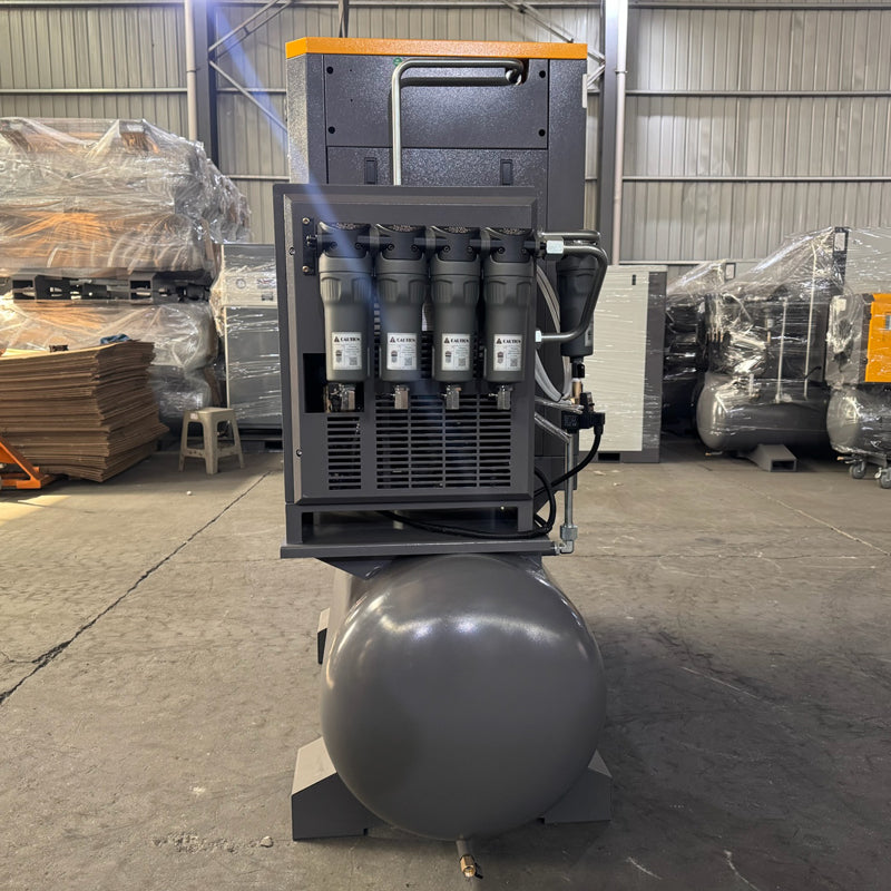 Compresseur d'air rotatif intégré 4 en 1 OEM 7-12 bar 22 kW 500 L