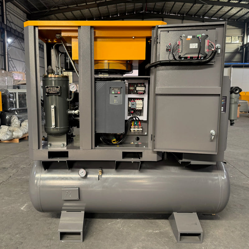 Industrial OEM Four in One Screw Air Compressor 7/8/10/12bar 16bar 20bar for 1.5/3/6/20/30kw Laser Machine