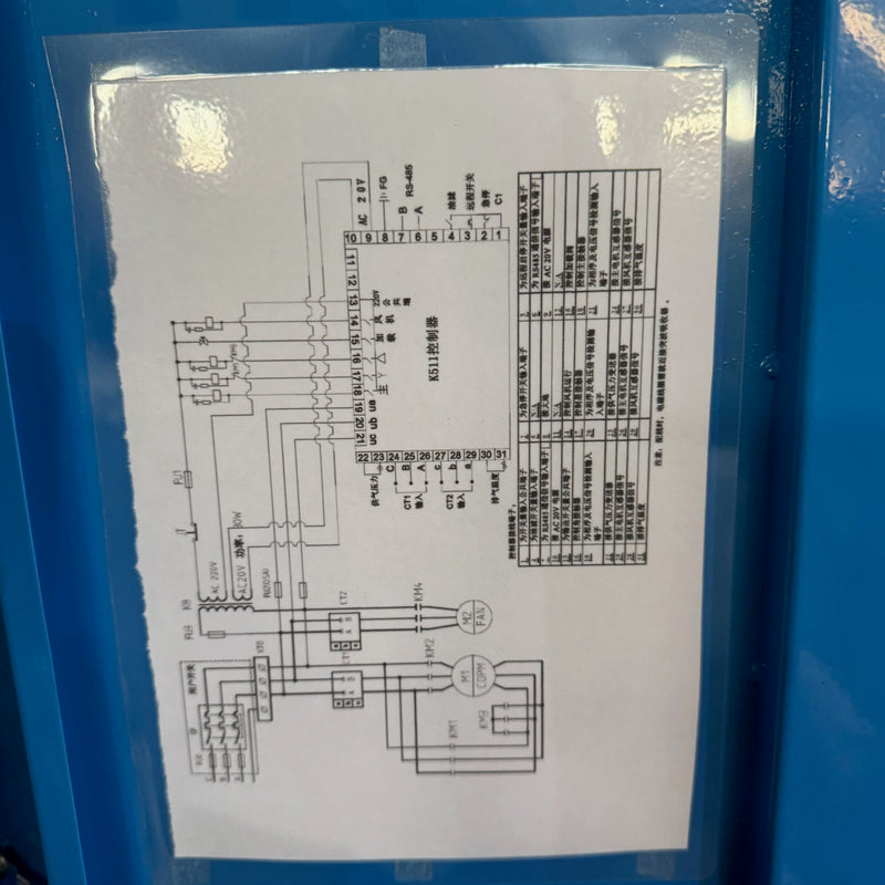Industrial Air Booster 6.0m3 Air Cooling Type Compressor for Power Plant &amp; Mining Site